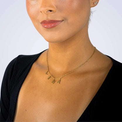 Personalized Necklace with Name with Initials