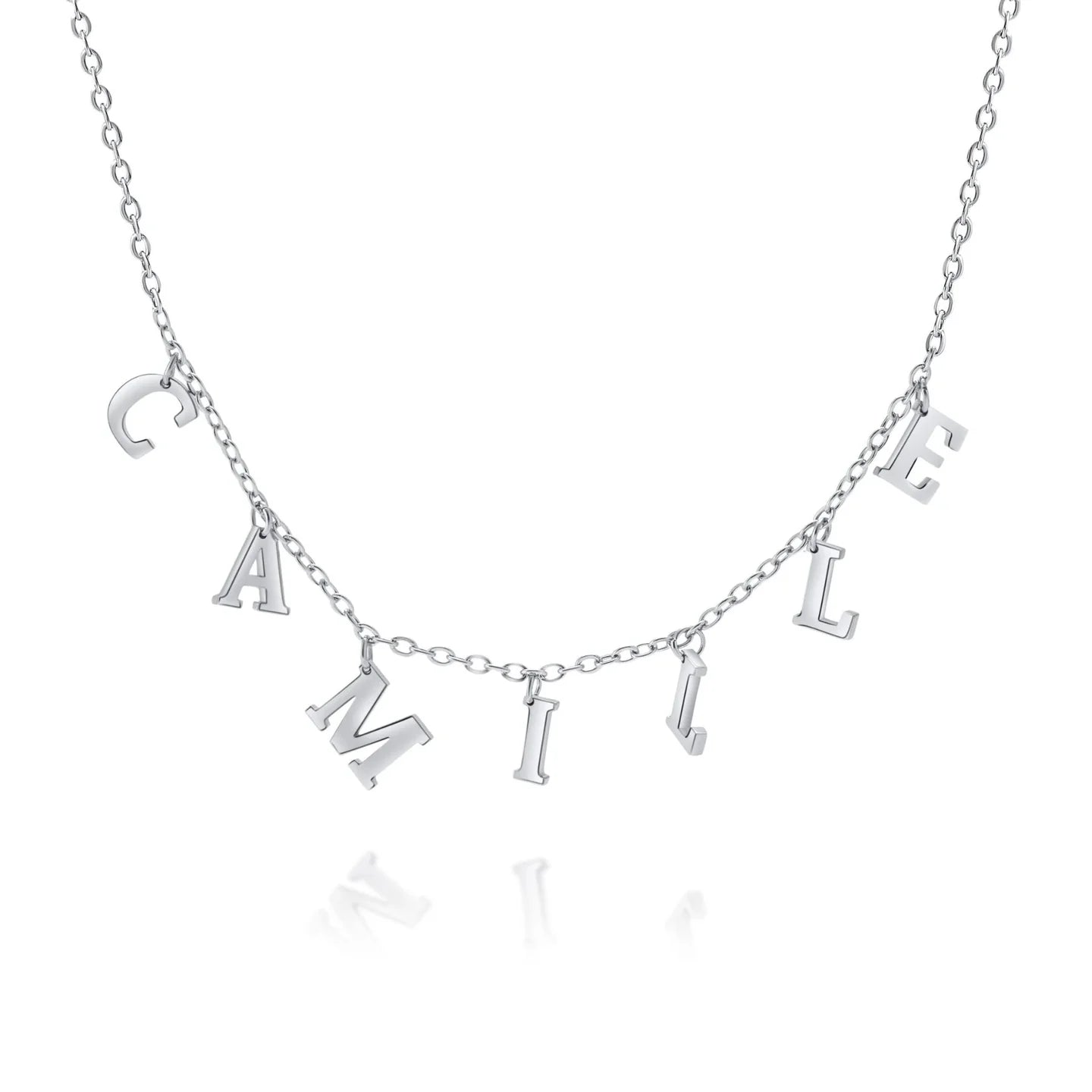 Personalized Necklace with Name with Initials