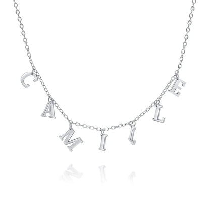 Personalized Necklace with Name with Initials