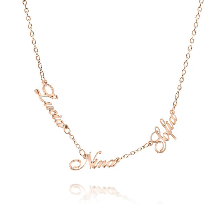Personalized Necklace with Multiple Names