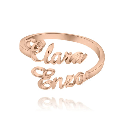 Personalized Ring with Two Names
