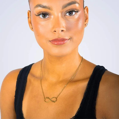 Personalized Infinity Necklace with Two Names