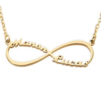 Personalized Infinity Necklace with Two Names