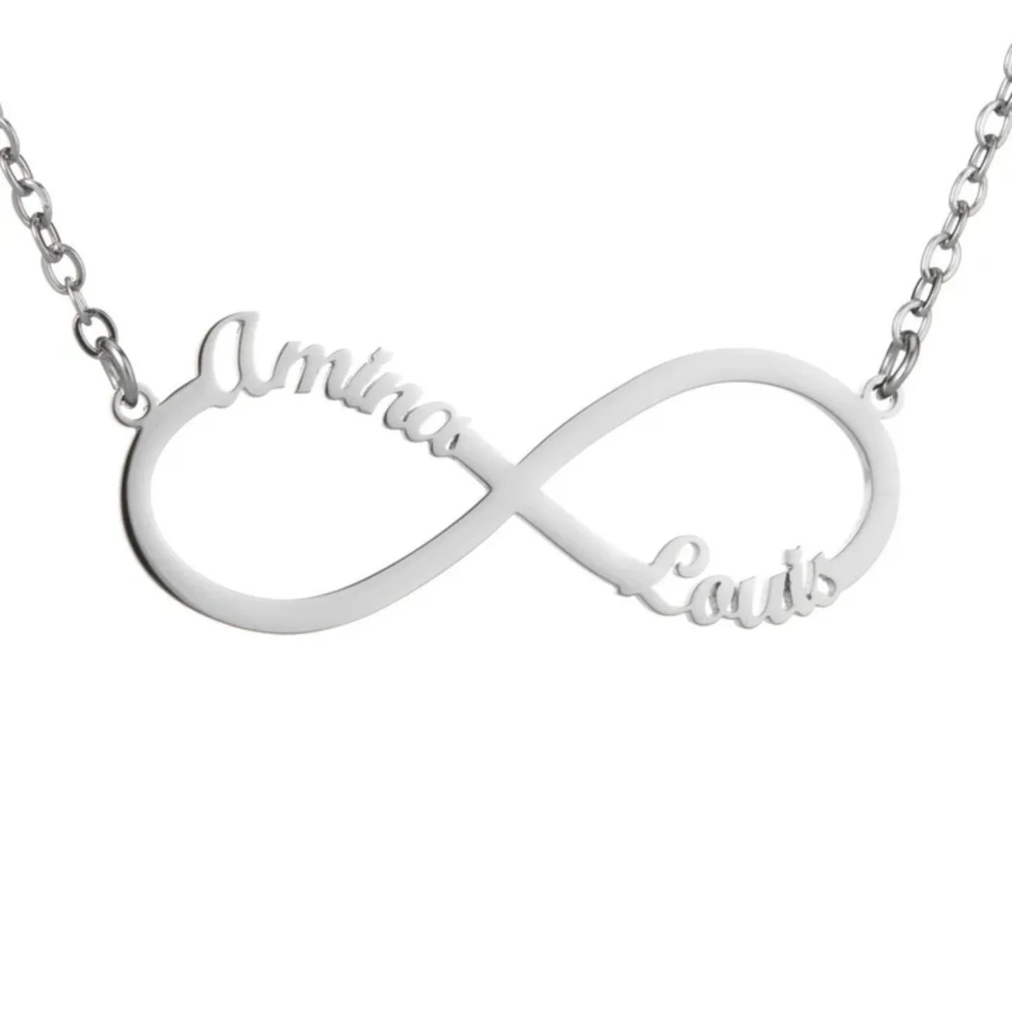 Personalized Infinity Necklace with Two Names