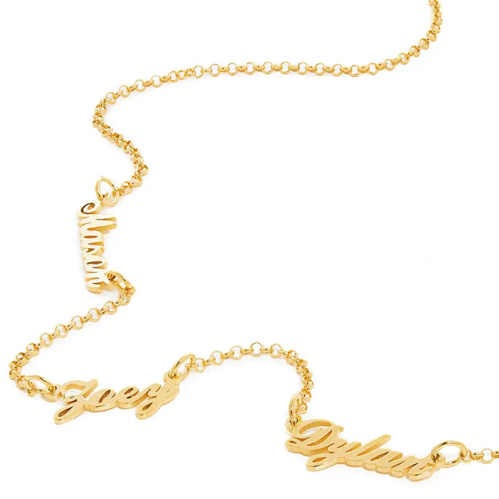 Personalized Necklace with Multiple Names